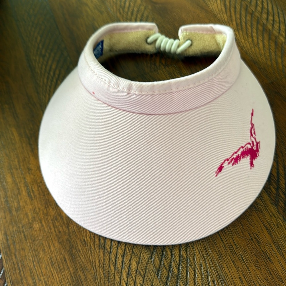 Ladies Golf visor hat - adjustable back -